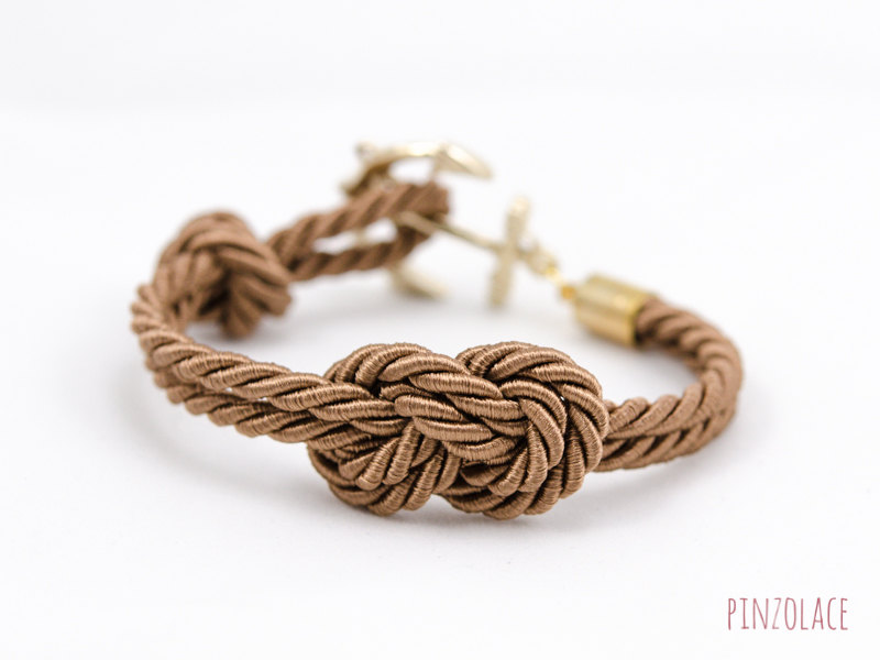 Rope knot bracelet deals